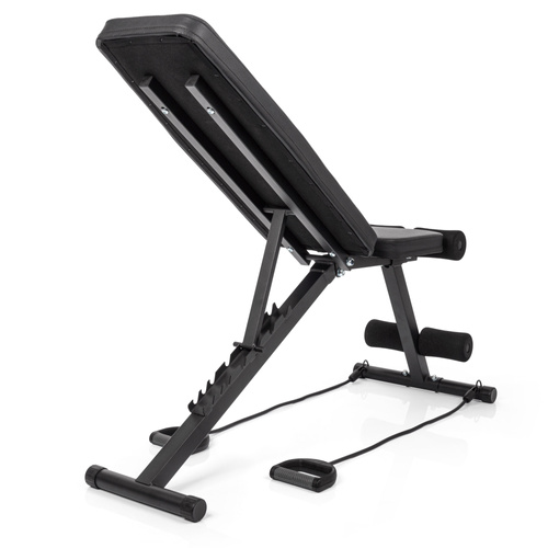 Trainingsbank Meteor verstellbar, bis 200 kg, mit Expandern