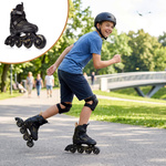 Inlineskates Meteor L 38-43 Buzzy schwarz/goldene Farbe