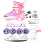 Inlineskates 4-in-1 Meteor für Kinder M 34-37 Polaris