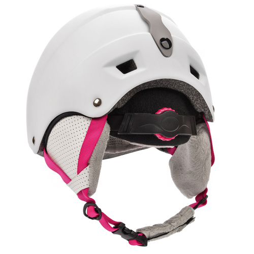 Skihelm Meteor Kiona S rosa/weiss 53-55cm