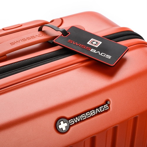 SwissBags Cosmos Medium Suitcase 65cm Dark orange