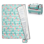 Picknickdecke Meteor 2XL 200x200 cm flamingos