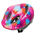 Kinderfahrradhelm Meteor KS05 M 52-56 cm abstrakt rosa