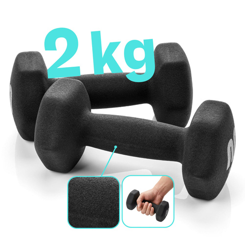 Gusseisenhantelset 2x2 kg Meteor