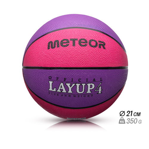 Basketball Meteor Layup 4 rosa/violett