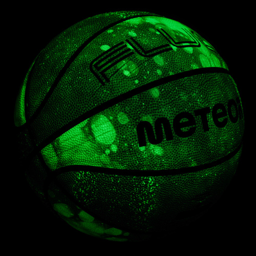 Basketball Meteor Fluo blau/weiß 7
