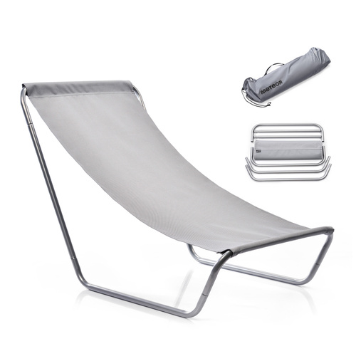 Meteor Slumber liegestuhl grau