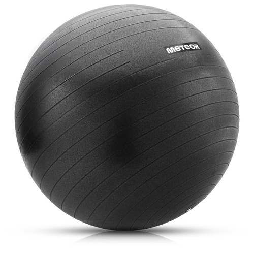 Fitnessball Meteor 65 cm schwarz
