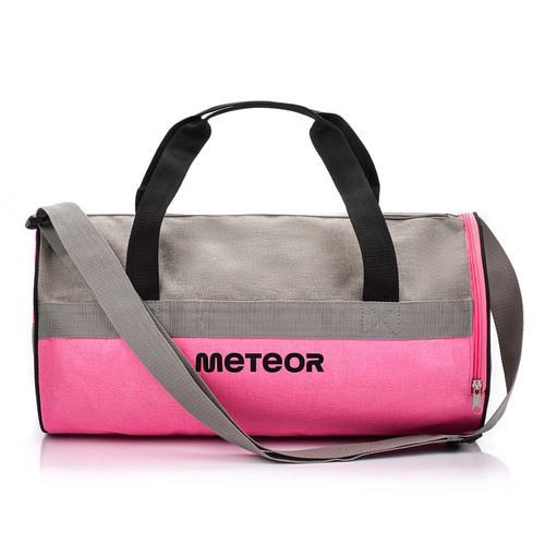 Sporttasche Meteor Siggy hellgrau/rosa