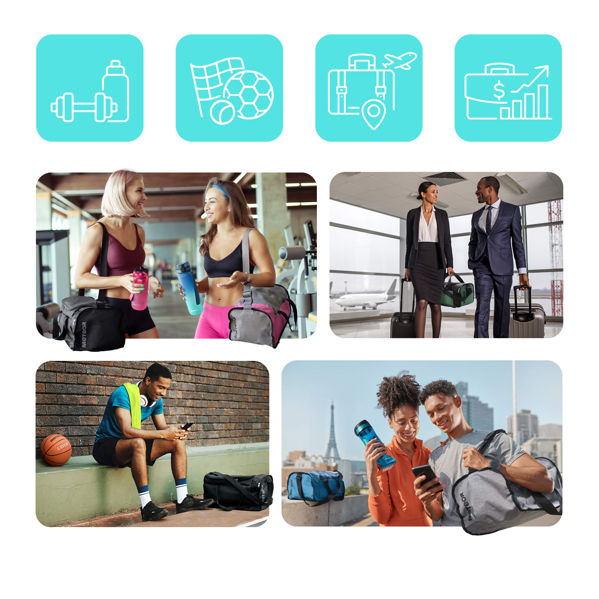 Fitness-Tasche Meteor Nepr 20 l Verwendung