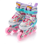 Inlineskates 4-in-1 Meteor für Kinder M 34-37 Rainbow