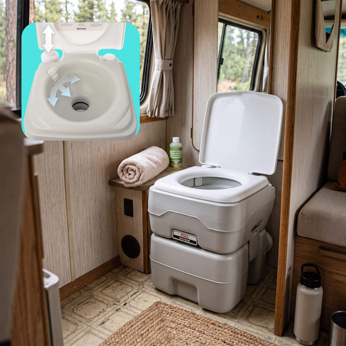 Tragbare Toilette Meteor 20 l CHH-1020T