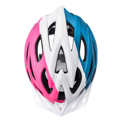 Fahrradhelm Meteor Marven M 55-58 cm rosa/weiß/marine