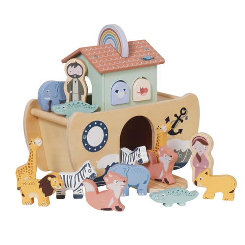 Arche-Noah-Spielset aus Holz