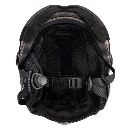 Skihelm Meteor Holo L 58-61 cm schwarz
