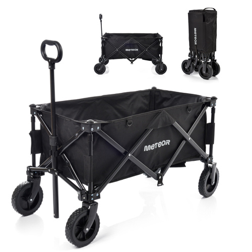 klappbare Transportwagen Meteor X-300 schwarz