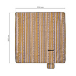 Picknickdecke Meteor 2XL 200x200 cm  maya
