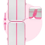 Aufblasbarer akrobatischer Weg Meteor 300 cm pink