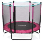 Trampolin für Kinder Meteor TRP-50 140 cm pink