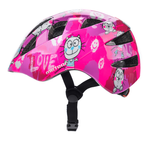 Kinderfahrradhelm Meteor PNY11 M 48-53 cm Cats