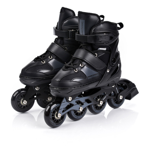 Meteor Rollerskates M 34-37 schwarz