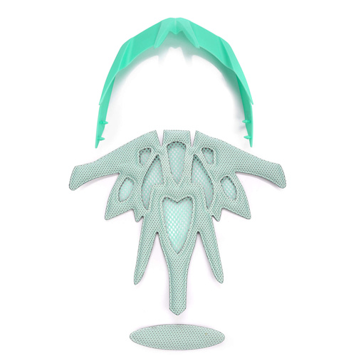 Fahrradhelm Meteor Marven L 58-61 cm schwarz/mint