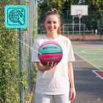 Basketball Meteor Layup 5 rosa/blau