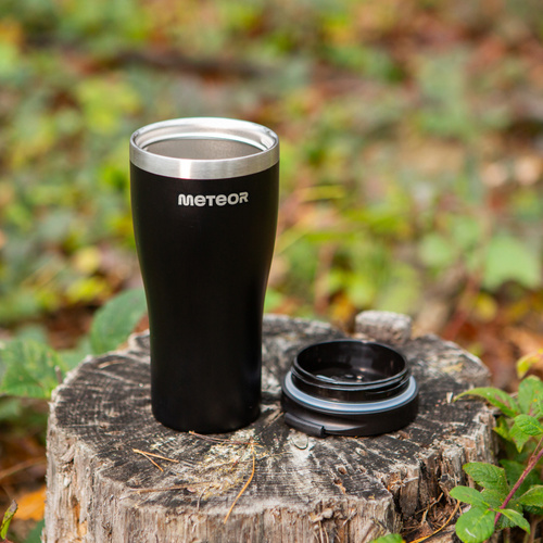 Thermobecher Meteor 480 ml schwarz