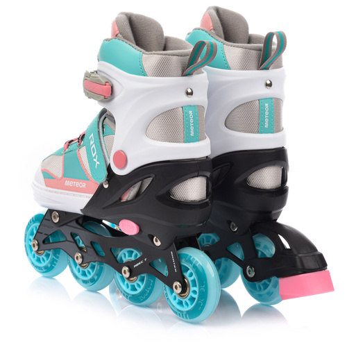Inlineskates Meteor L 38-41 Rox pink/hellblau