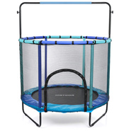 Trampolin für Kinder Meteor TRP-65P 140 cm blau/hellblau