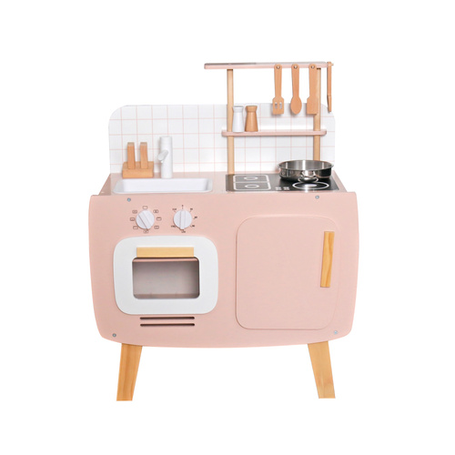 Holzküche mit Zubehör