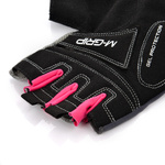 Radsporthandschuhe Meteor Gel GX34 XL grau/rosa