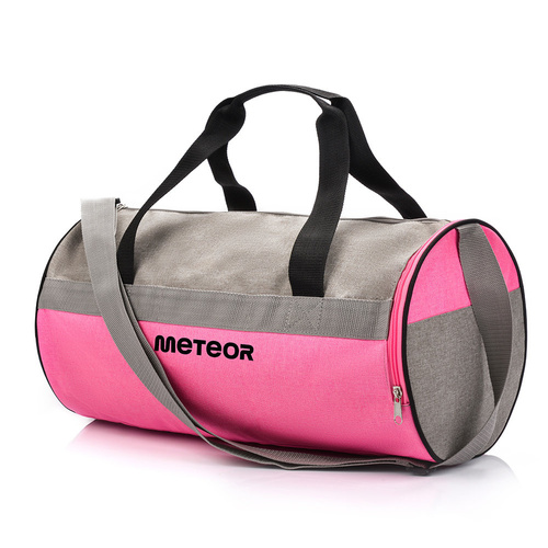 Sporttasche Meteor Siggy hellgrau/rosa