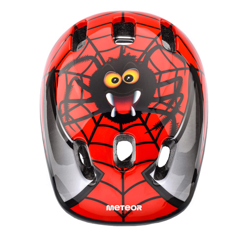 Kinderfahrradhelm Meteor KS06 S 48-52 cm Spider