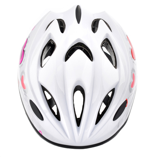 Kinderfahrradhelm Meteor KS07 M 52-56 cm Hearts