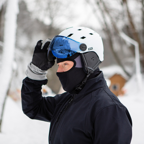 Skihelm Meteor Glide L 58-61 cm weiß