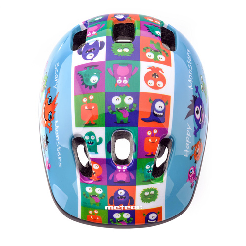 Kinderfahrradhelm Meteor KS06 XS 44-48 cm Happy Monsters