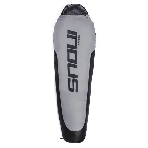 Schlafsack Meteor Indus R grau/schwarz