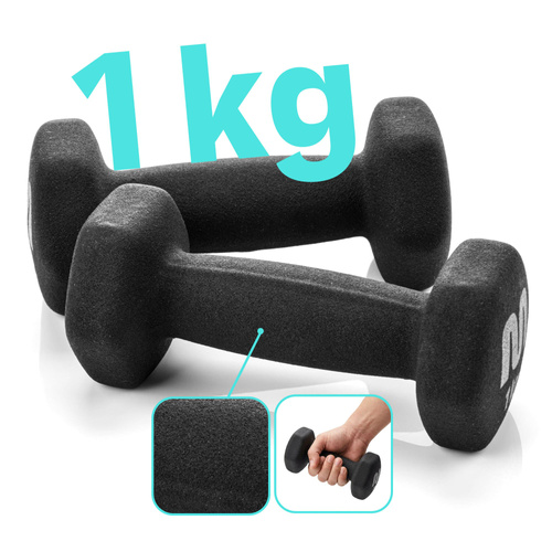Gusseisenhantelset 2x1 kg Meteor
