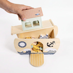Arche-Noah-Spielset aus Holz