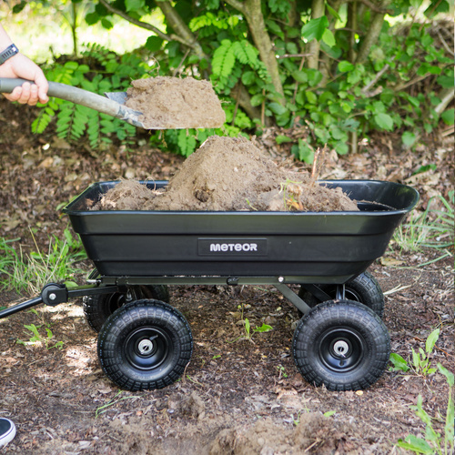 Der Kippwagen Meteor 3-in-1 schwarz