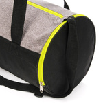 Meteor Siggy Fitnesstasche 25 l grau melange/neongrün