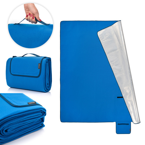 Picknickdecke Meteor XL 175x200 cm blau