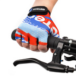 Fahrradhandschuhe Meteor Kids XS Karte blau