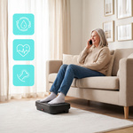 Meteor Vibrationsplatte für Training – Fernbedienung, Widerstandsbänder, Tragfähigkeit 160 kg