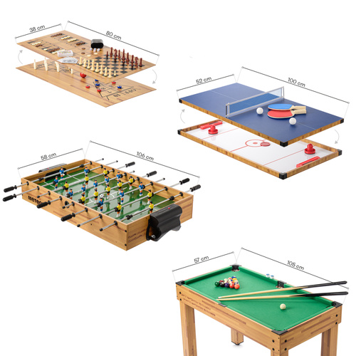 Meteor 10-in-1-Spieltisch + 2 Spiele gratis