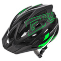 Fahrradhelm Meteor Gruver S 52-56 cm schwarz/grün