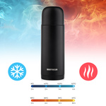 Thermobecher Meteor 1000 ml schwarz