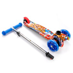 Dreirad-Roller mit geführten Rädern Meteor Tucan Graffiti