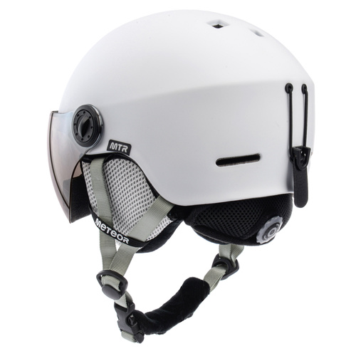Skihelm Meteor Falven L 58-61 cm weiss
